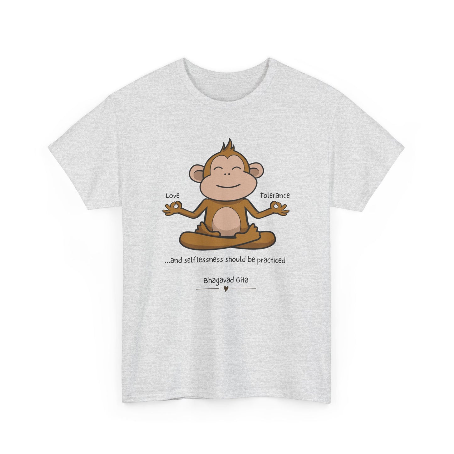 Love, Tolerance & Selflessness - Unisex Heavy Cotton Tee
