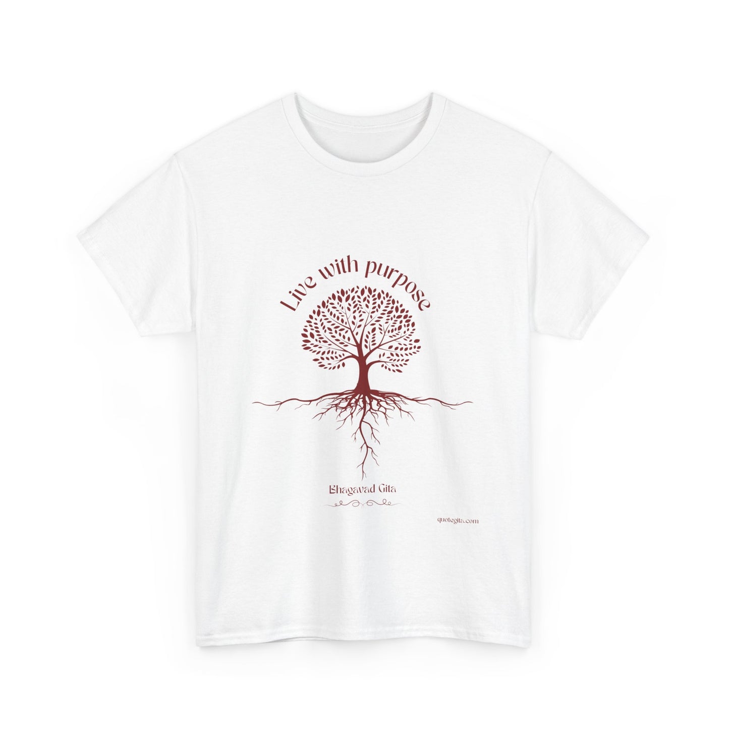 Live With Purpose - Unisex Heavy Cotton Tee