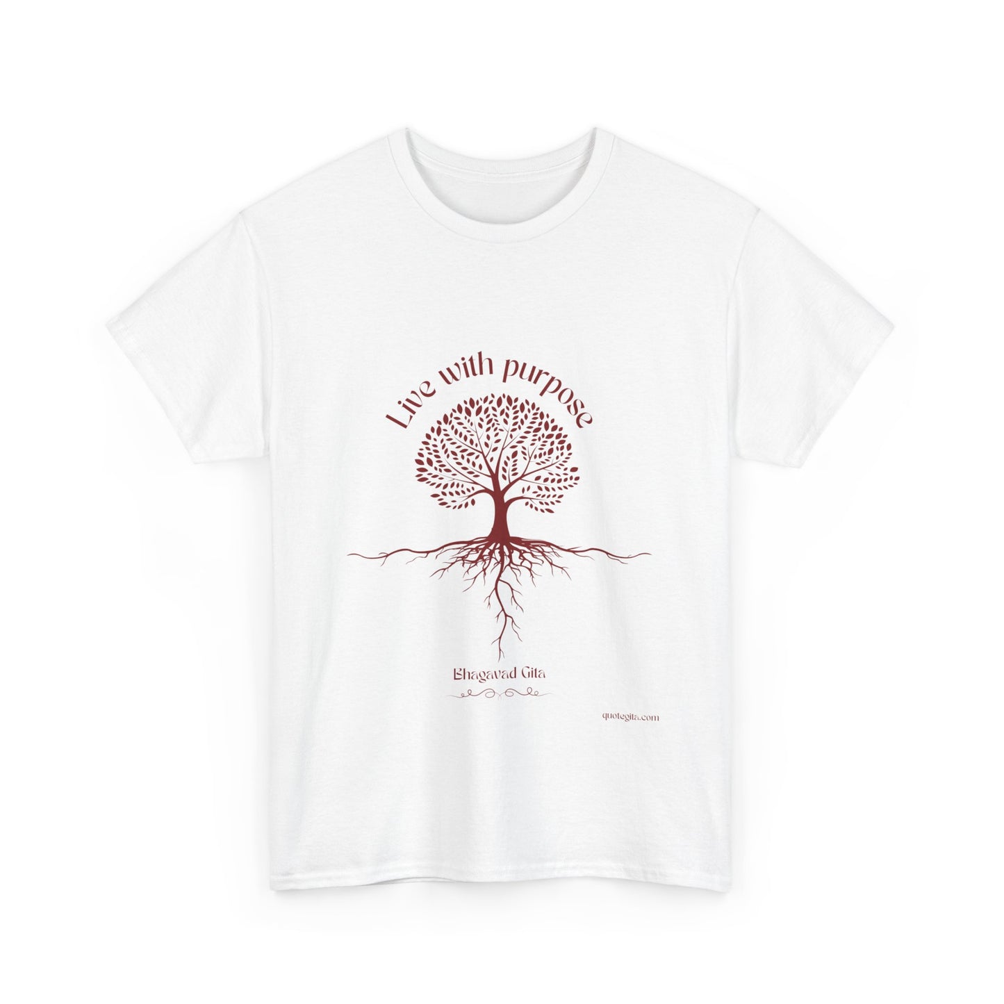 Live With Purpose - Unisex Heavy Cotton Tee