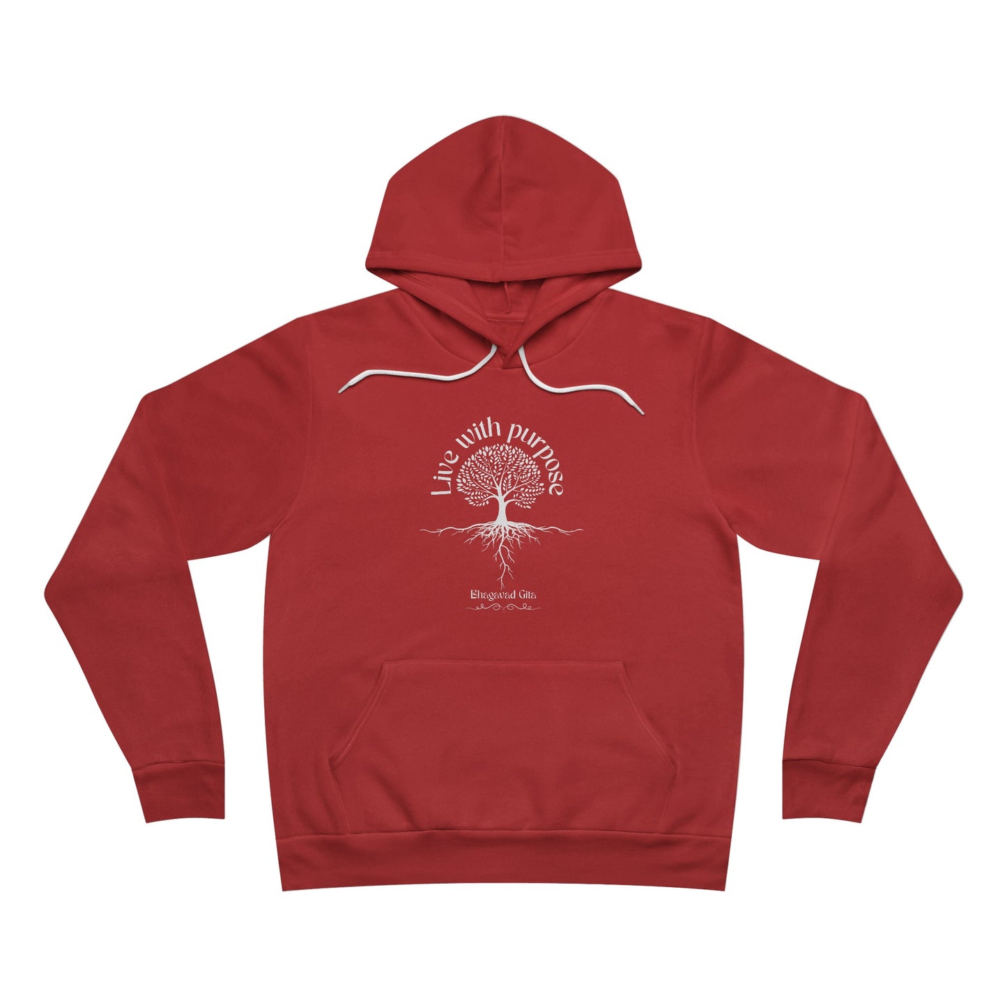 Live With Purpose - Unisex Sponge Fleece Pullover Hoodie