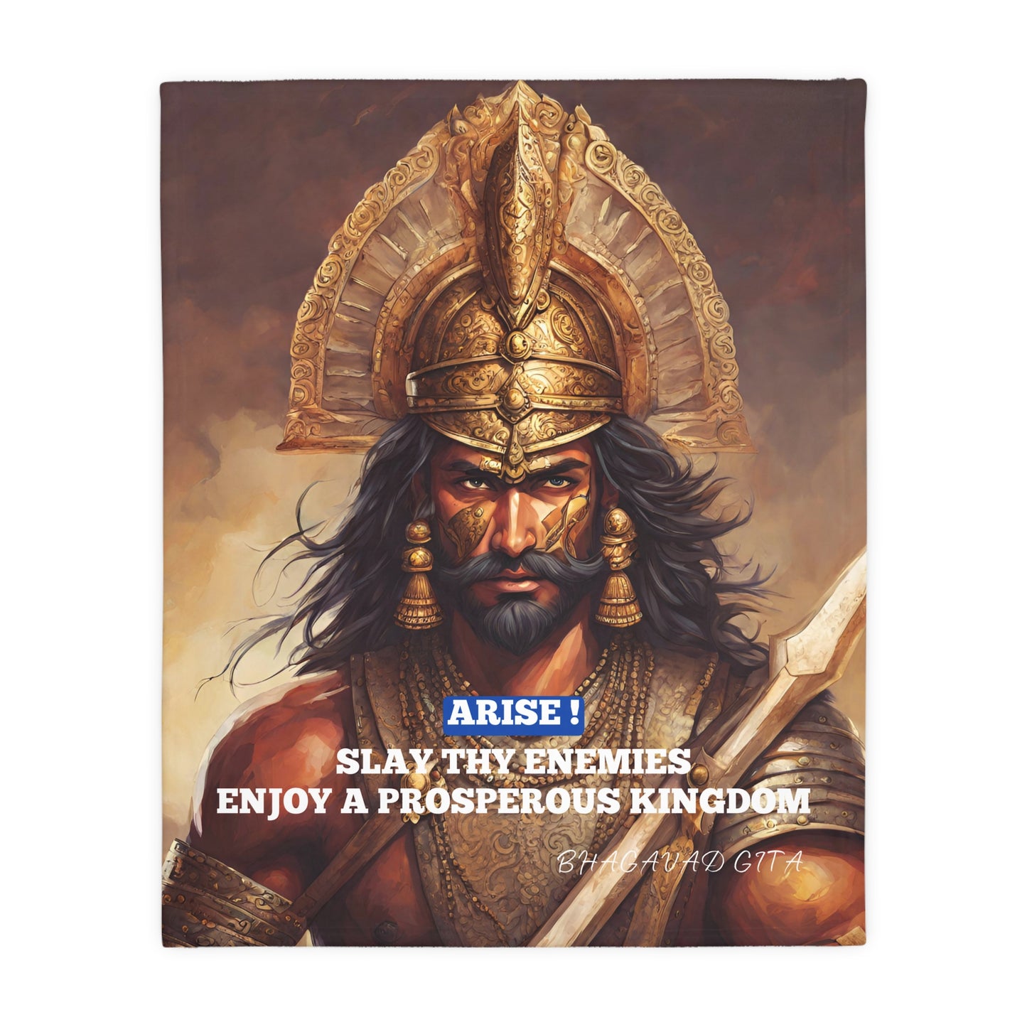 Arise! - Velveteen Microfiber Blanket (Two-sided print)